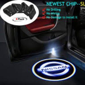 4x PCs Car Logo LED Welcome Light Wireless LED Shadow Projector Car Door Laser K